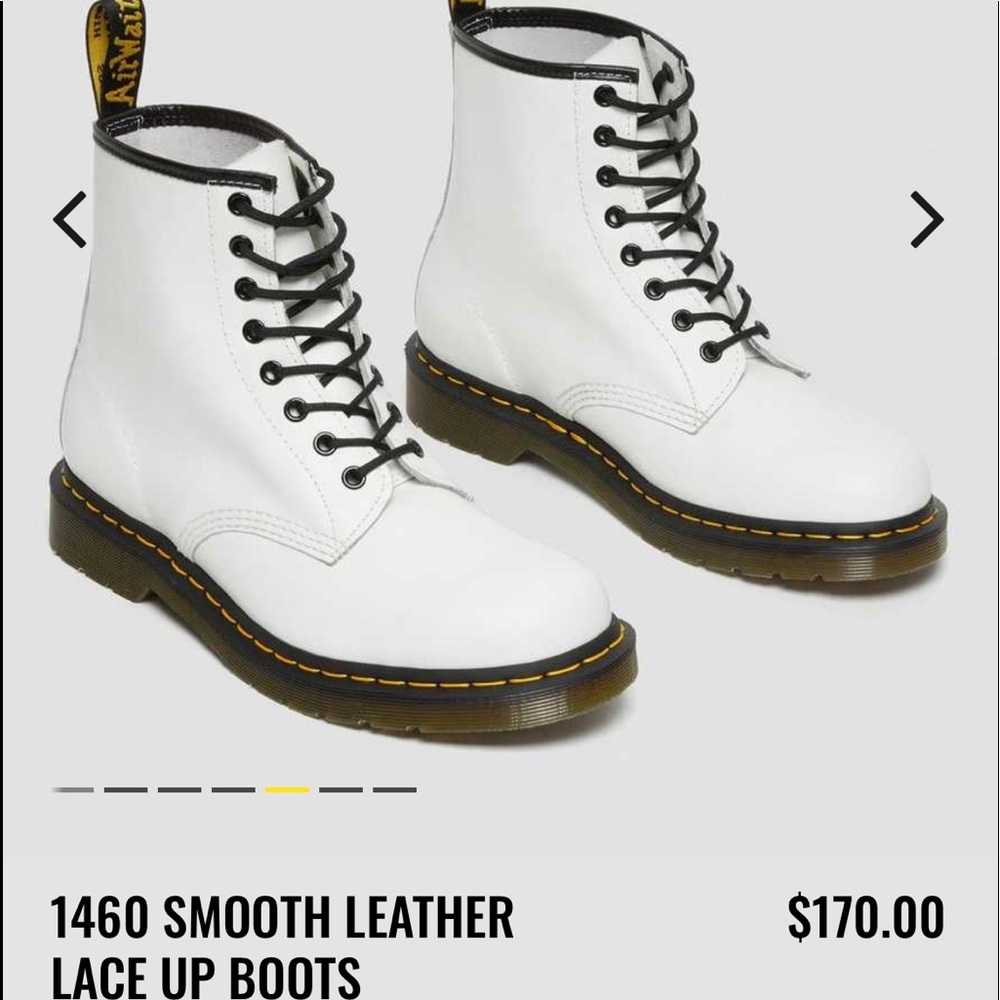 Dr. Martens boot White Ladies size 9